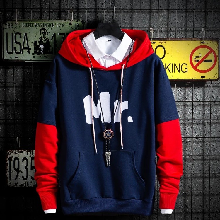 CA0-SWEATER HOODIE MR NAVY