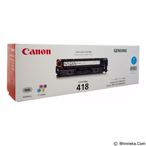 CANON Cyan Toner 418