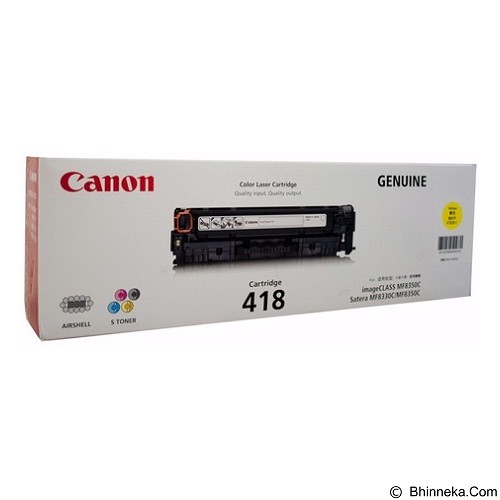 CANON Yellow Toner 418