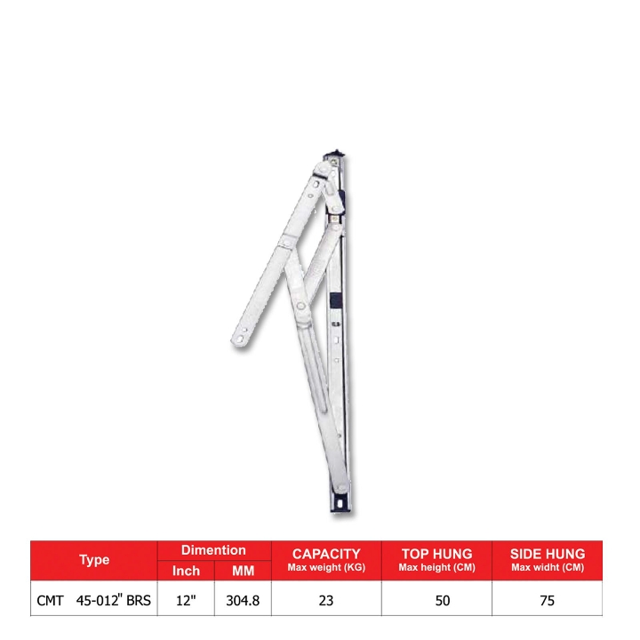 CASEMENT CMT45-012 Brs US32D STSTEEL
