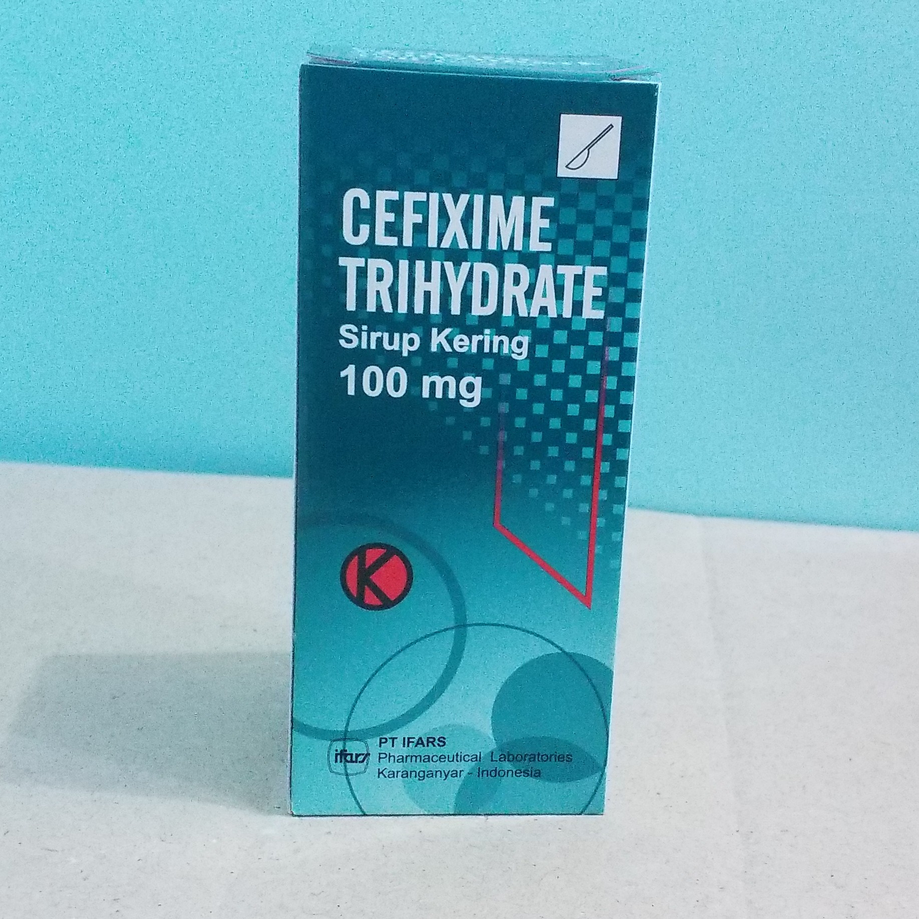 CEFIXIME 100 MG DRY SYRUP