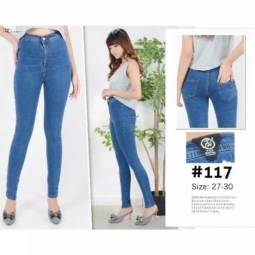 CELANA JEANS HW PUNNY DENIM