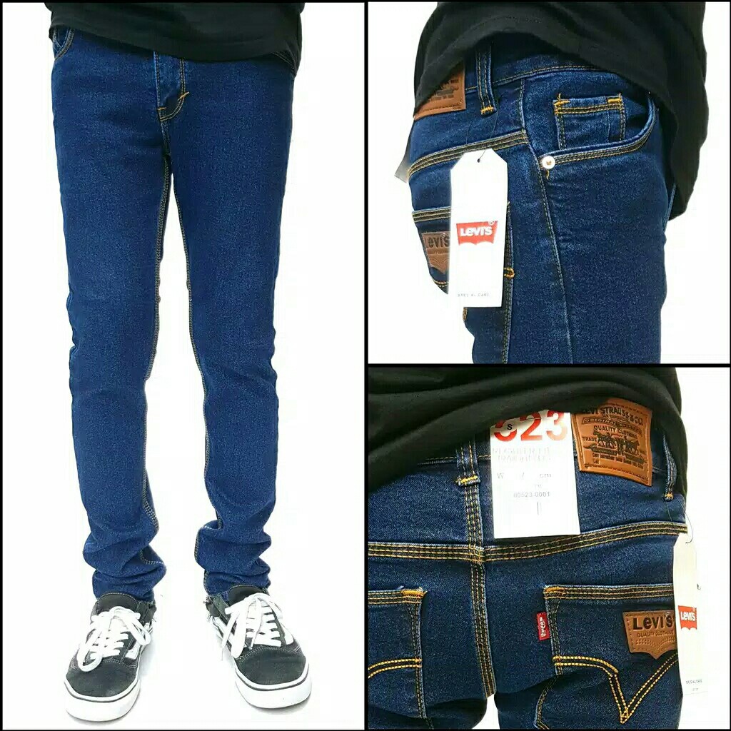 CELANA JEANS SKINNY PRIA  CELANA PANJANG PENSIL BAHAN 3