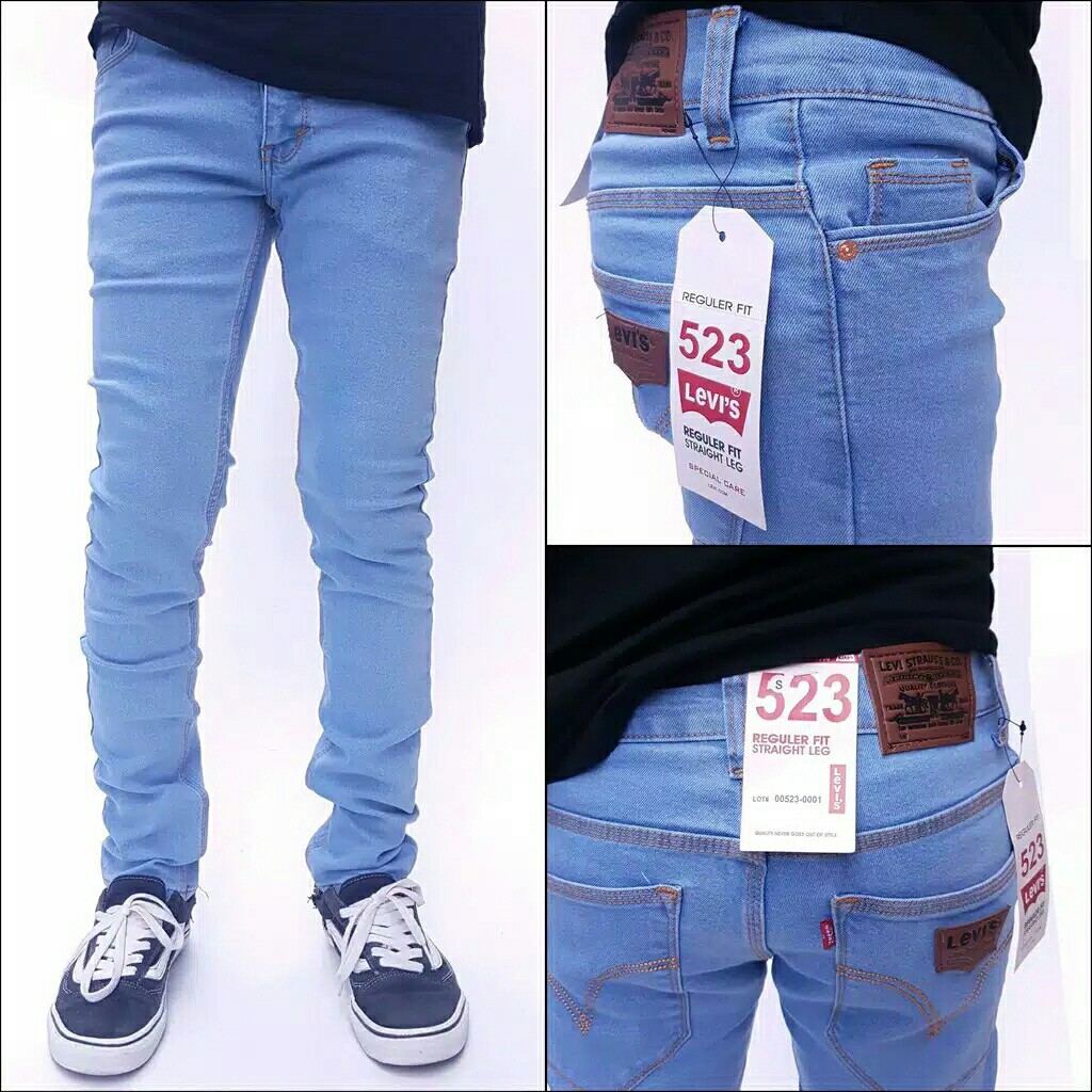 CELANA JEANS SKINNY PRIA  CELANA PANJANG PENSIL BAHAN 4