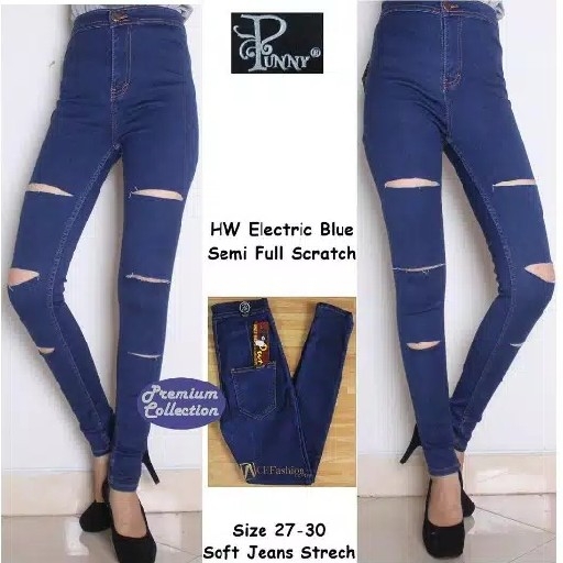 CELANA JEANS SOBEK 3 NAVY