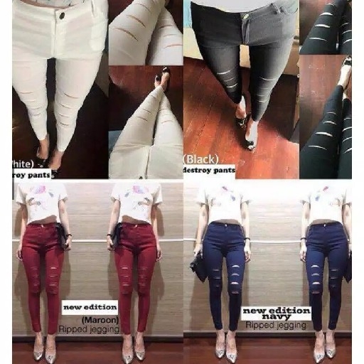 CELANA JEGGING DESTROY SOBEK 4