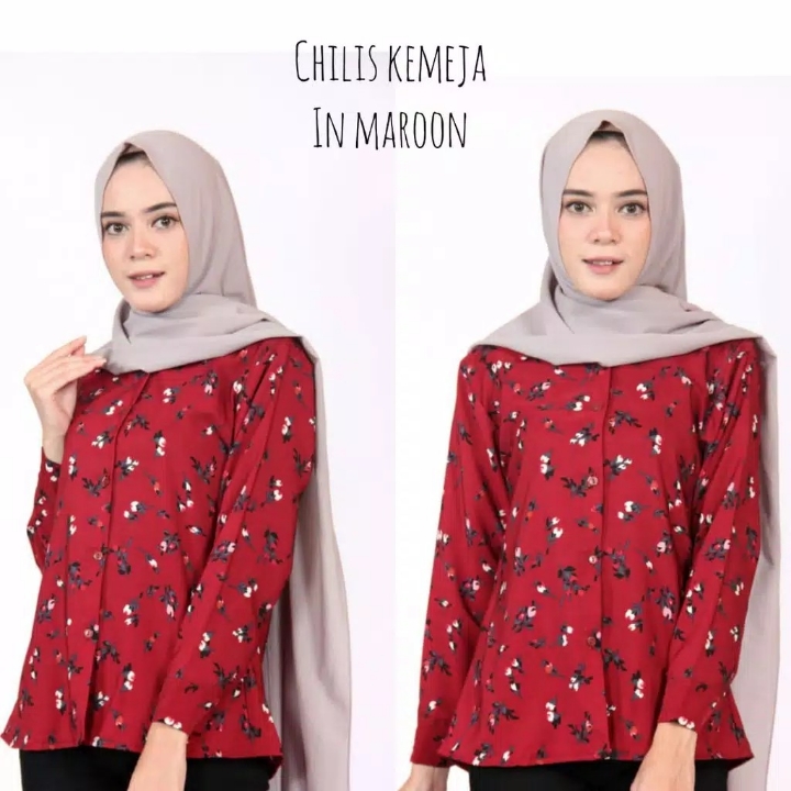 CHILIS KEMEJA MONALISA MOTIF