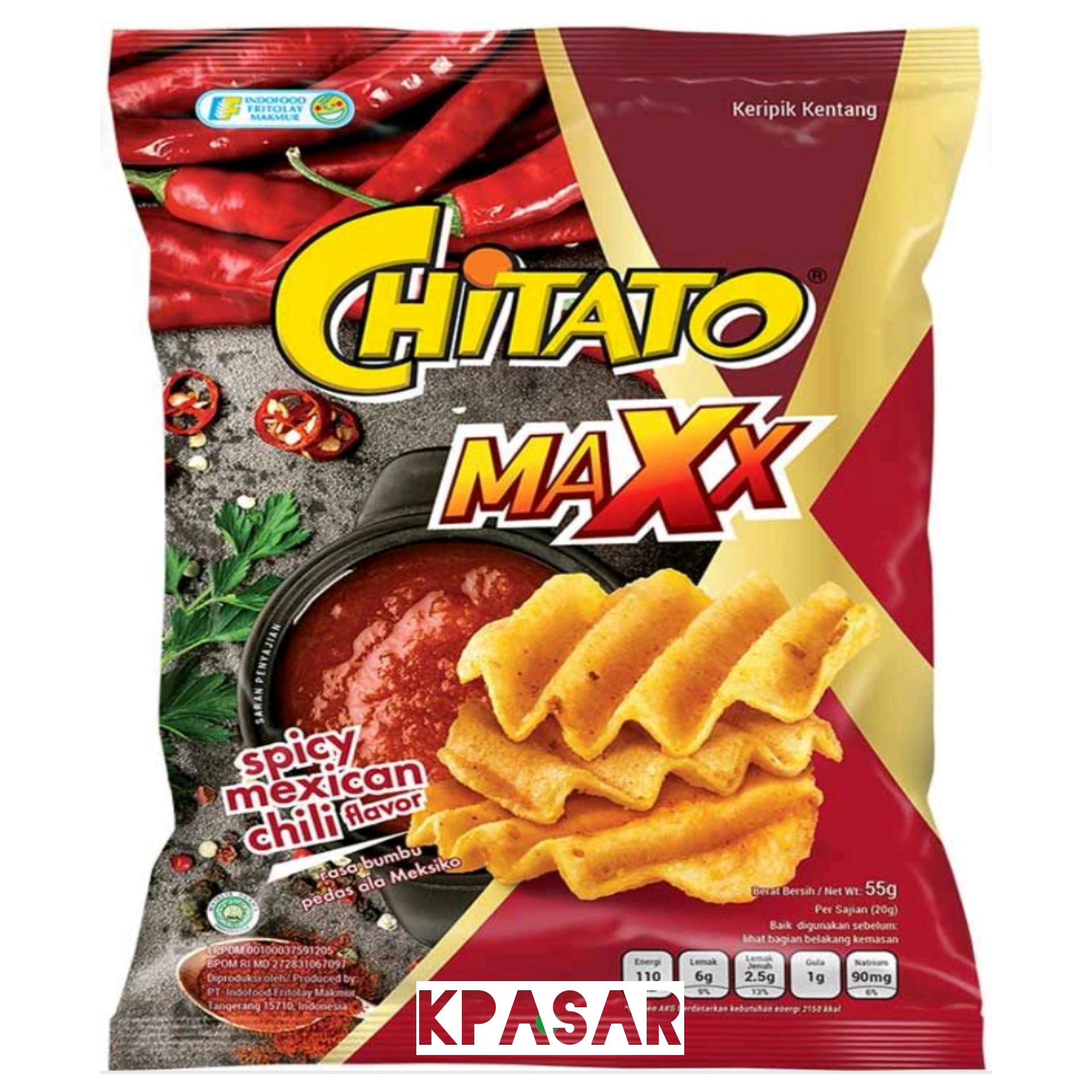 CHITATO MAX RASA SPICY