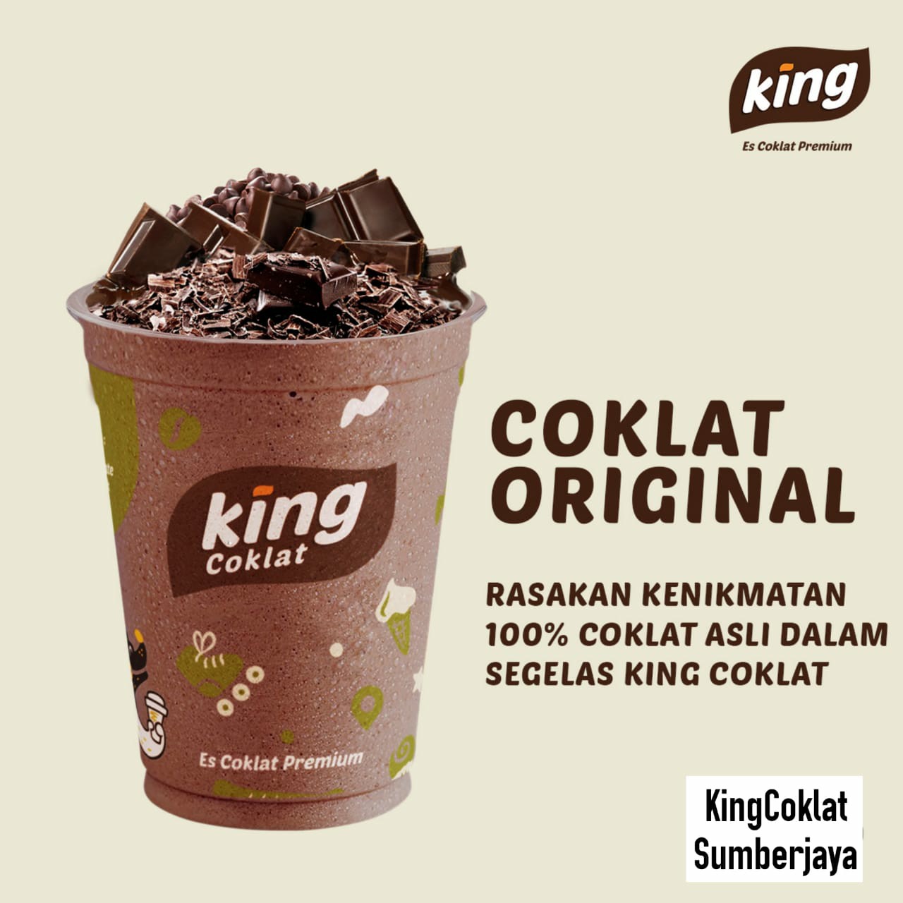 COKLAT ORIGINAL TANPA TOPING