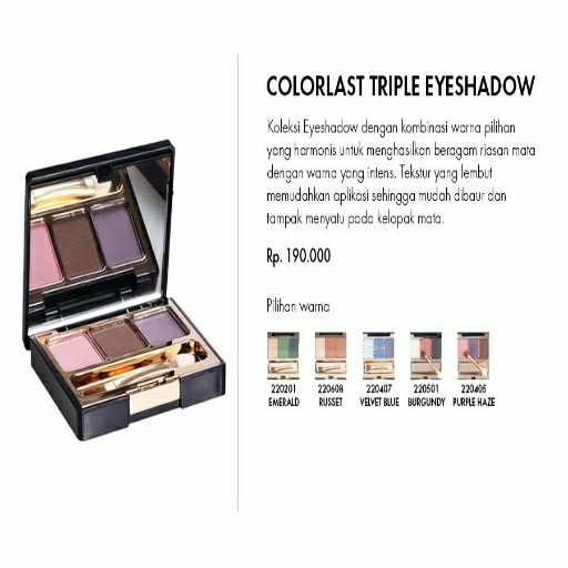 COLORLAST TRIPLE EYESHADOW