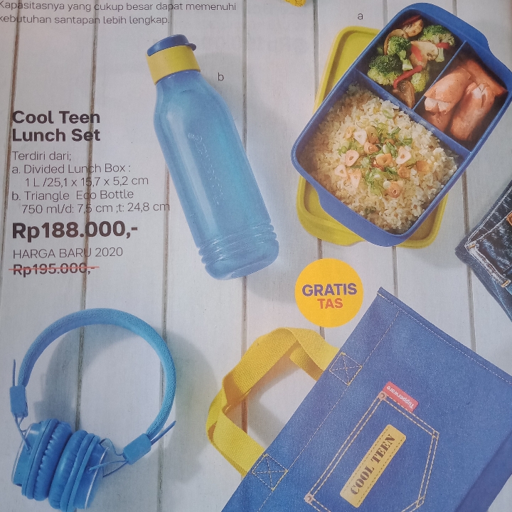 COOL TEEN LUNCH SET FREE BAG