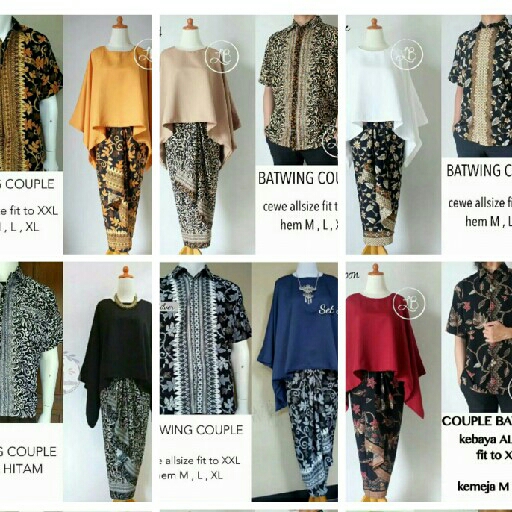 COUPLE BATWIBG SET