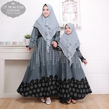 COUPLE MK SAKINA GREEN SYARI SET