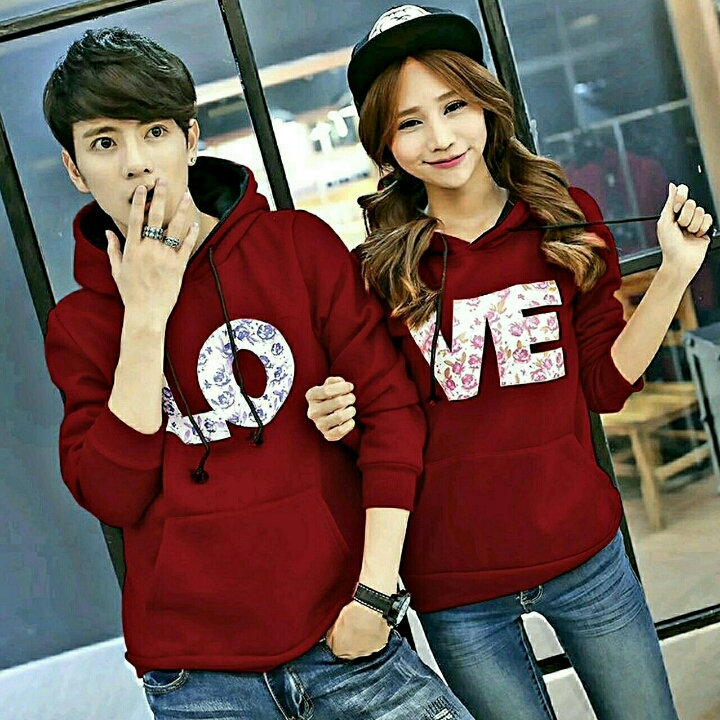 CP LOVE HOODIE MAROON