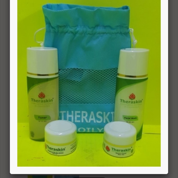 CREAM THERASKIN PAKET OILY ORIGINAL BPOM