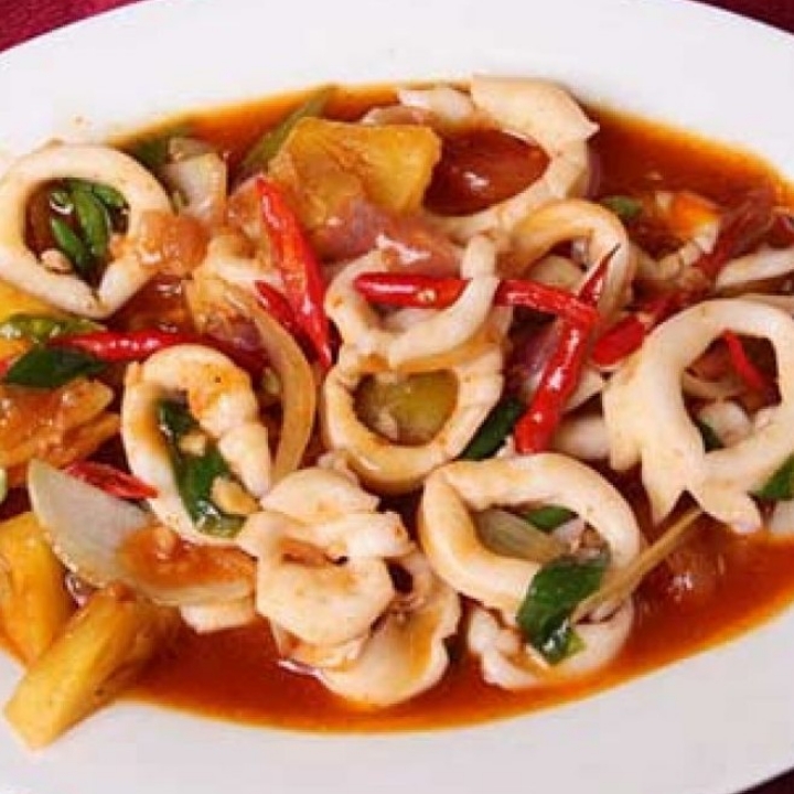 Cumi Asam Manis Pedas
