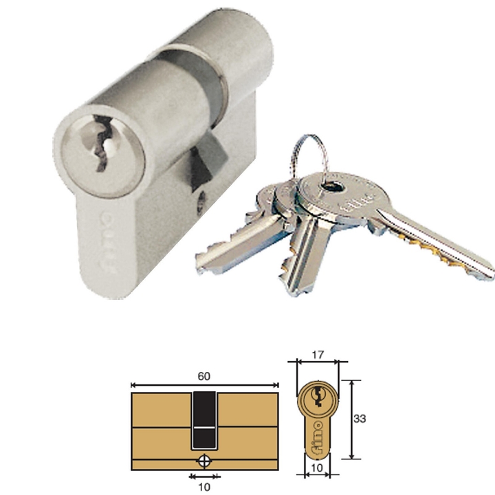 CYLINDER F0920-60 US14 BRASS