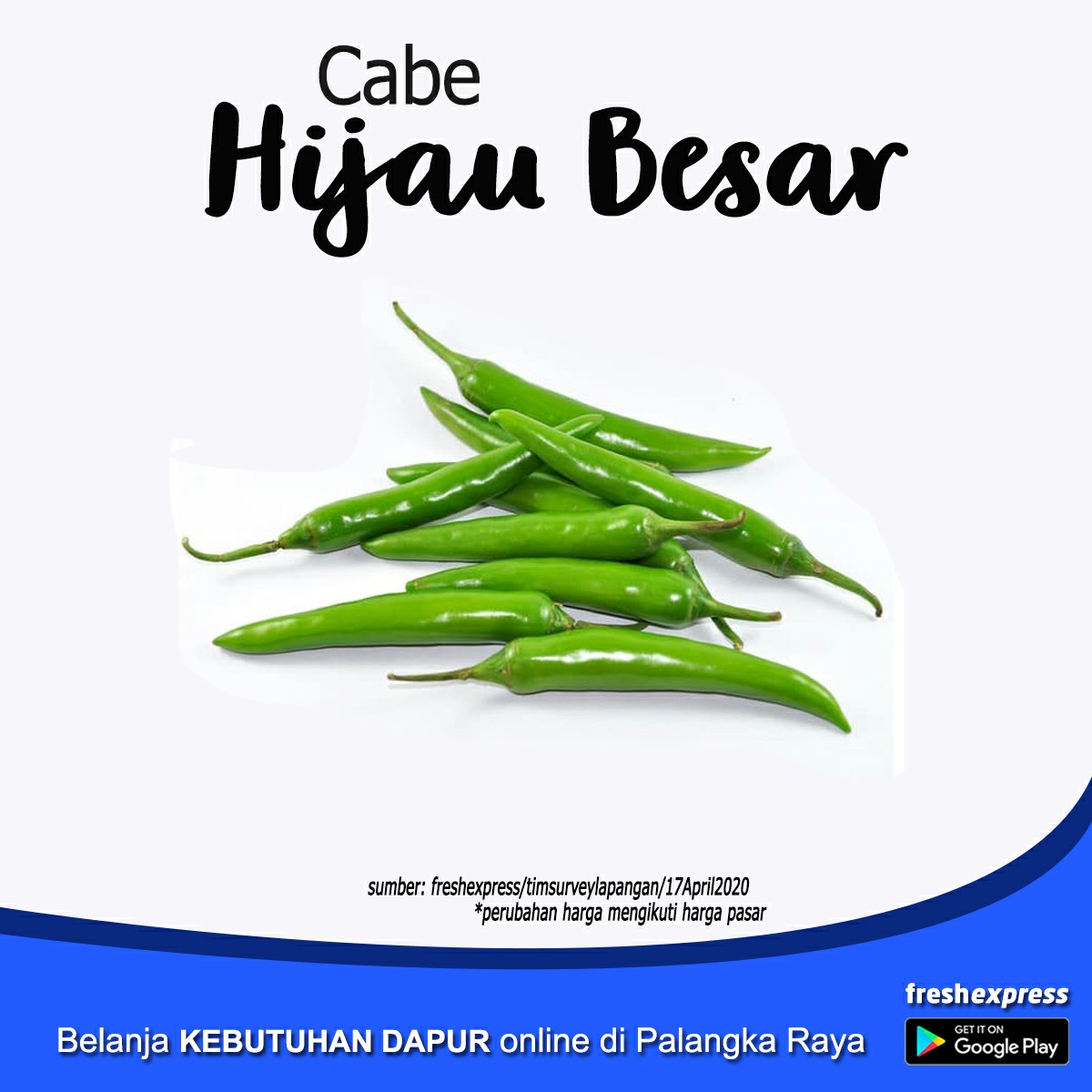 Cabe Hijau Besar - 1 Ons