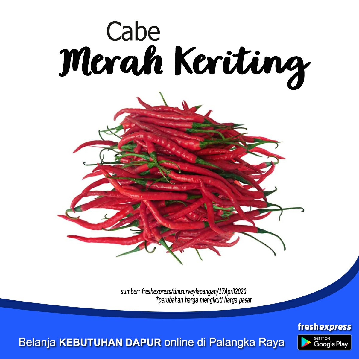 Cabe Merah Keriting 1 Ons