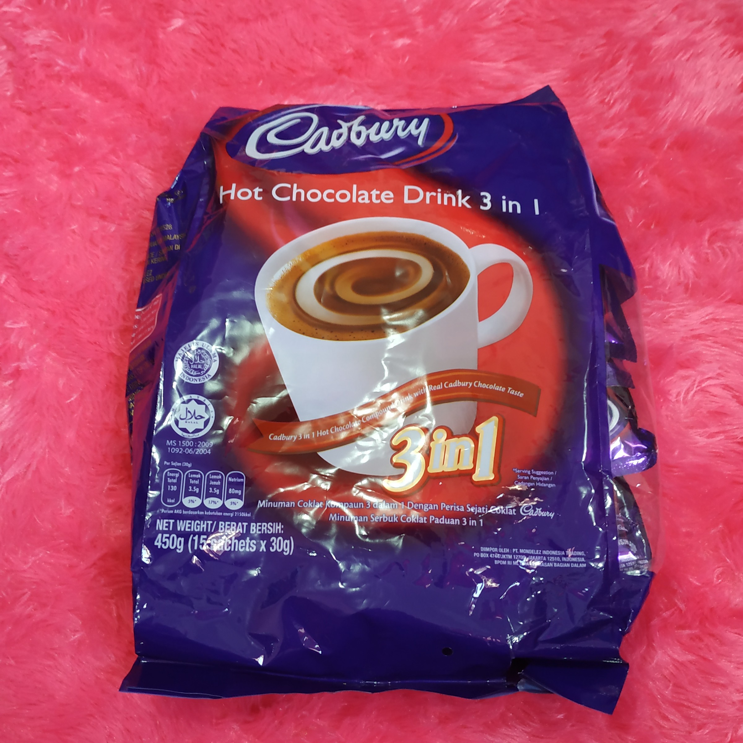 Cadbury Hot Chocolate Drink 3 in 1