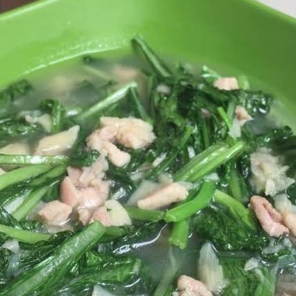 Cah Sawi Hijau Ayam