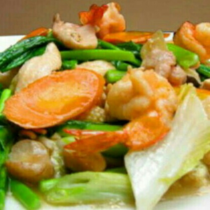 Capjay Seafood Kuah atau Goreng