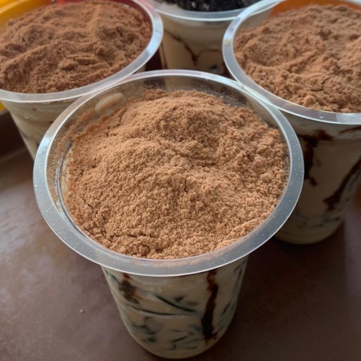 Cappucino Cincau Toping Milo 