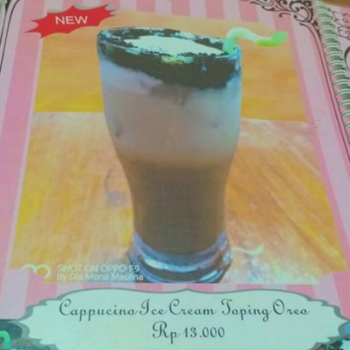 Cappucino Ice Cream Toping Oreo