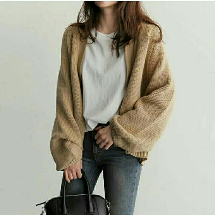 Cardi Amelia Rajut Mocca