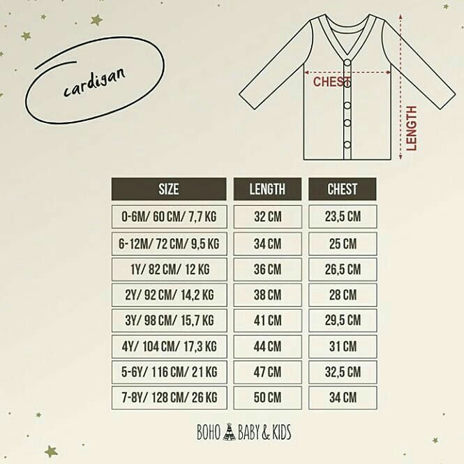Cardigan Unisex 2