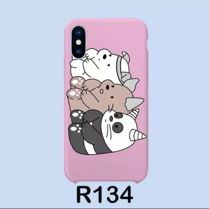 Case Handphone Bear Pink