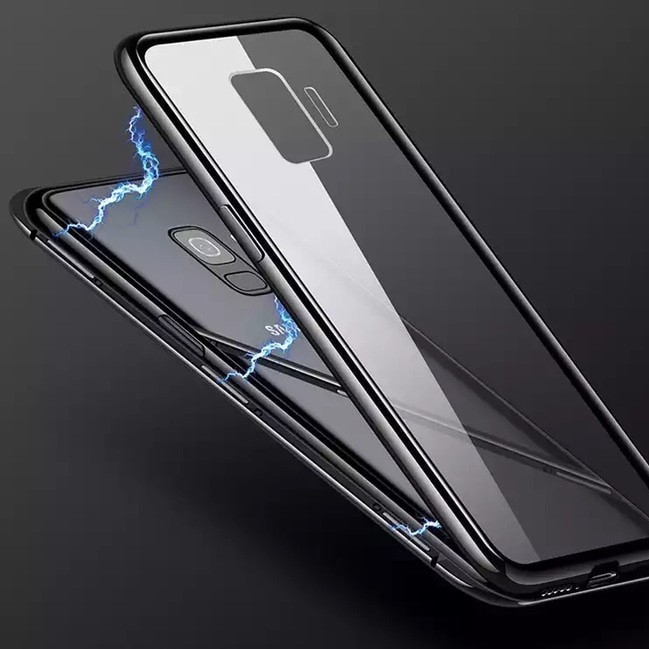 Case Magnet OPPO F11 Pro Magnetik 360 Glass Bening 4