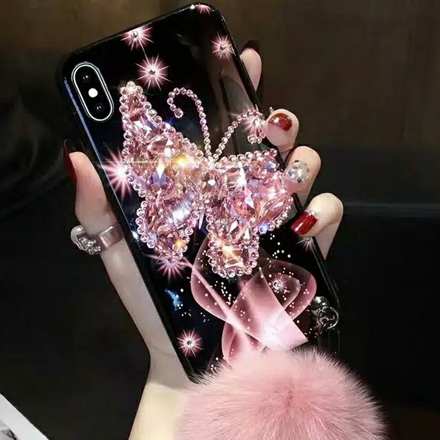 Case Motif Kupu-Kupu 3D 3