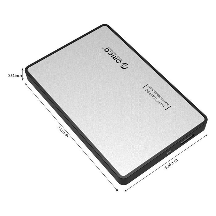 Case Orico HDD Enclosure 2588US Hitam Putih 4