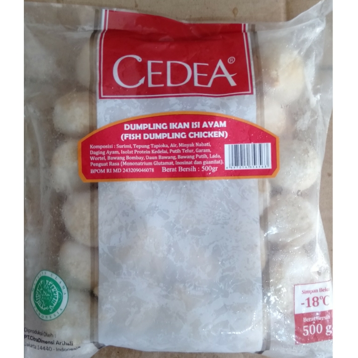 Cedea Dumpling Ikan Isi Ayam 500gr