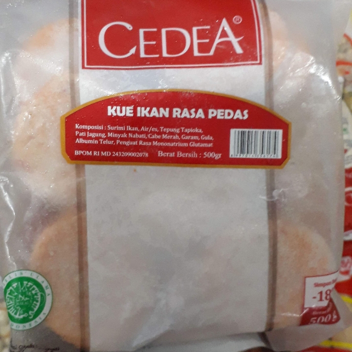 Cedea Kue Ikan Pedas