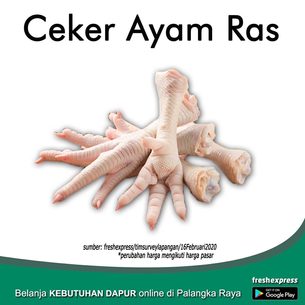 Ceker Ayam Ras - 1Kg