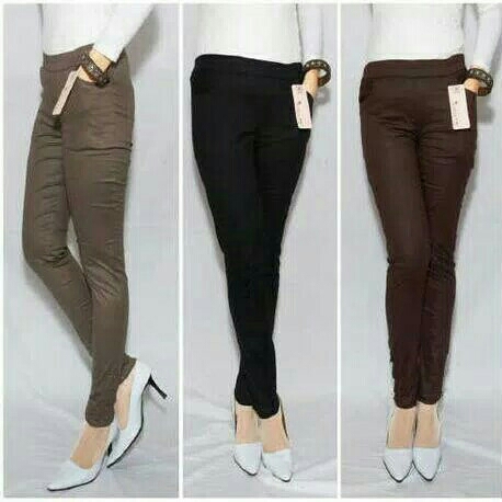 Celana 3R -pensil panjang wanita kartun format casual jumbo rede 