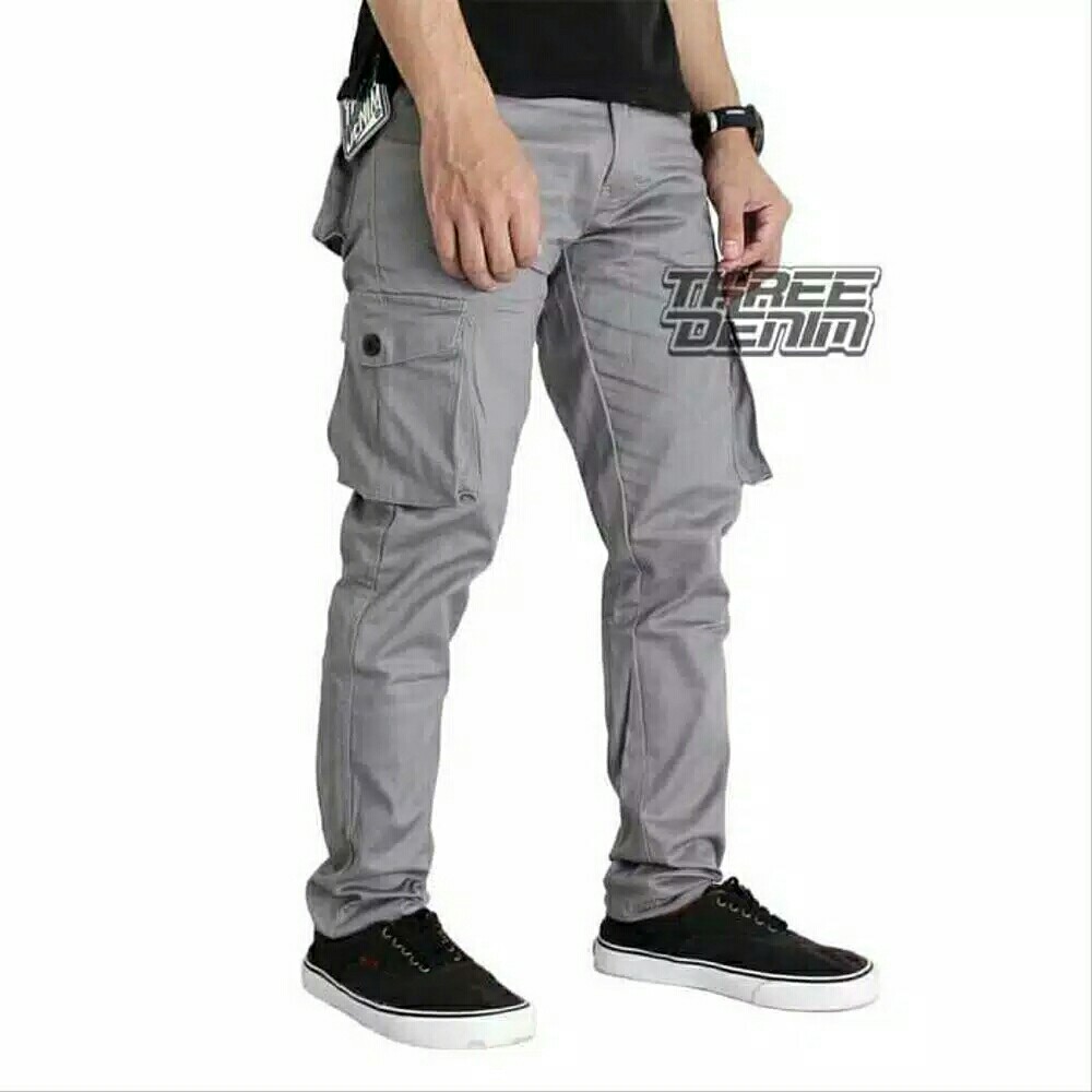 Celana Cargo Panjang Pants Pria  Celana PDL Traveling Catton