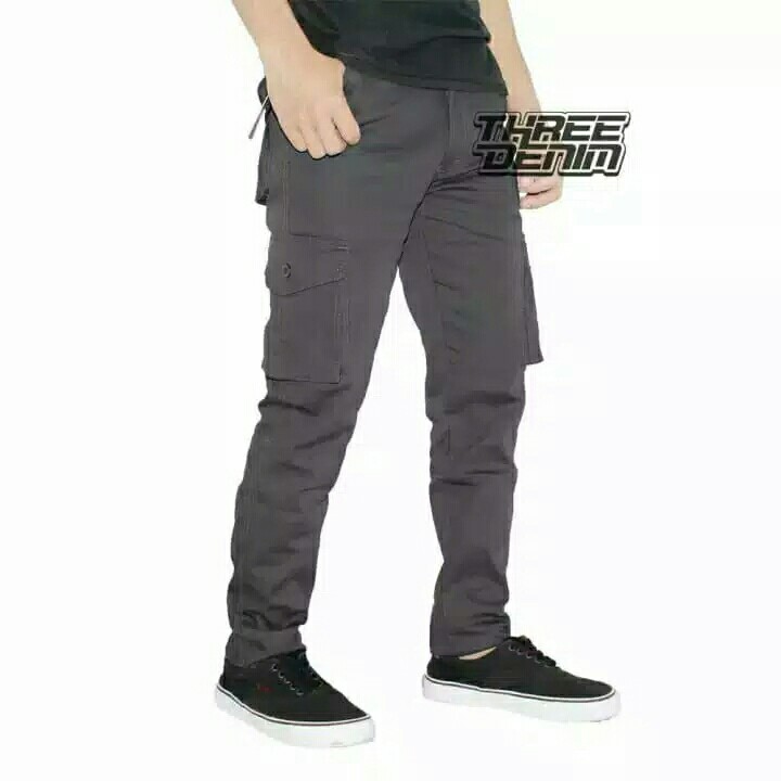 Celana Cargo Panjang Pants Pria  Celana PDL Traveling Catton 3