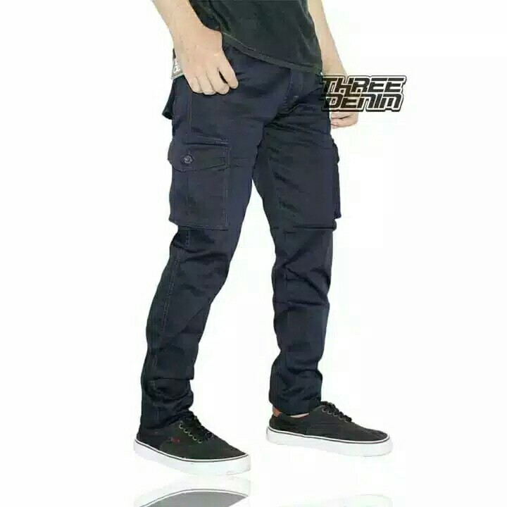 Celana Cargo Panjang Pants Pria  Celana PDL Traveling Catton 5