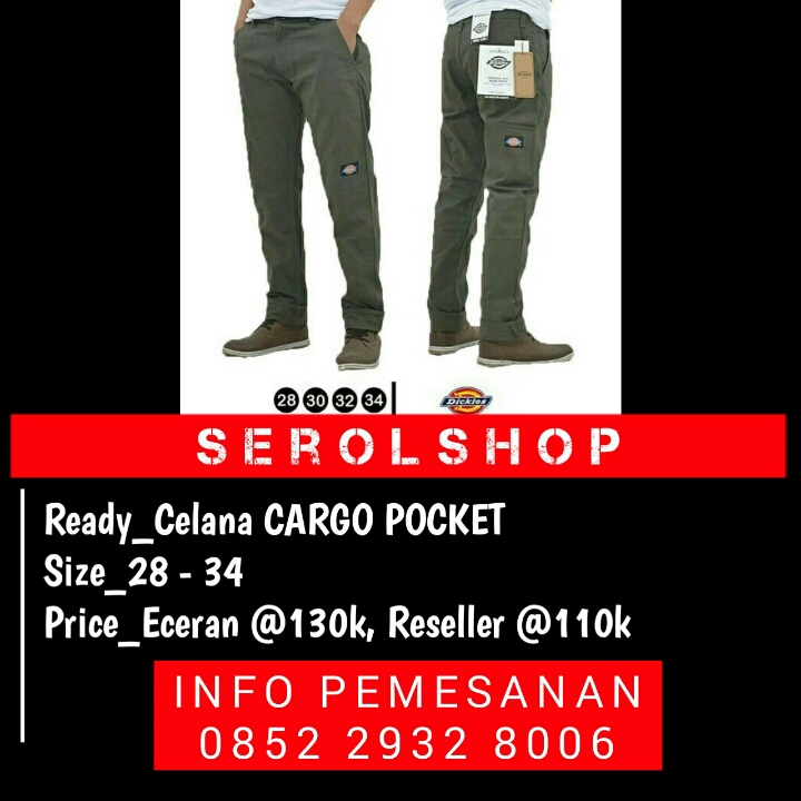 Celana Cargo Pocket