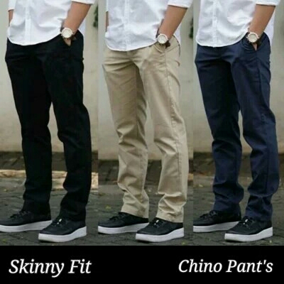 Celana Chino Panjang Pria ByIM  3D