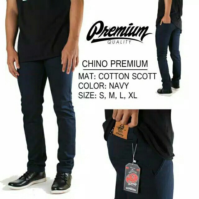 Celana Chino panjang pria 28 sd 34 original 2