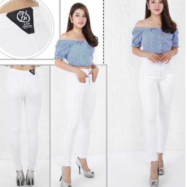 Celana Hw HighWaist HW Front Pocket Line 3