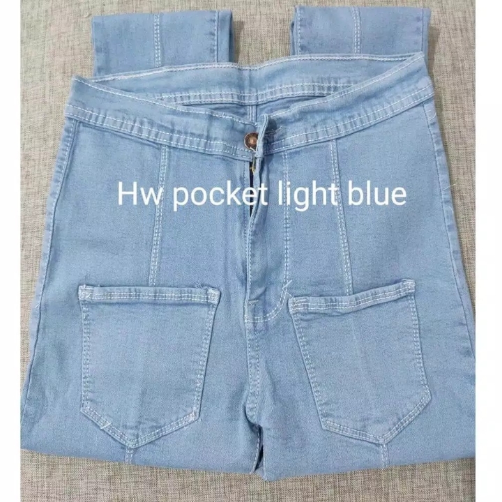 Celana Hw HighWaist HW Front Pocket Line 5