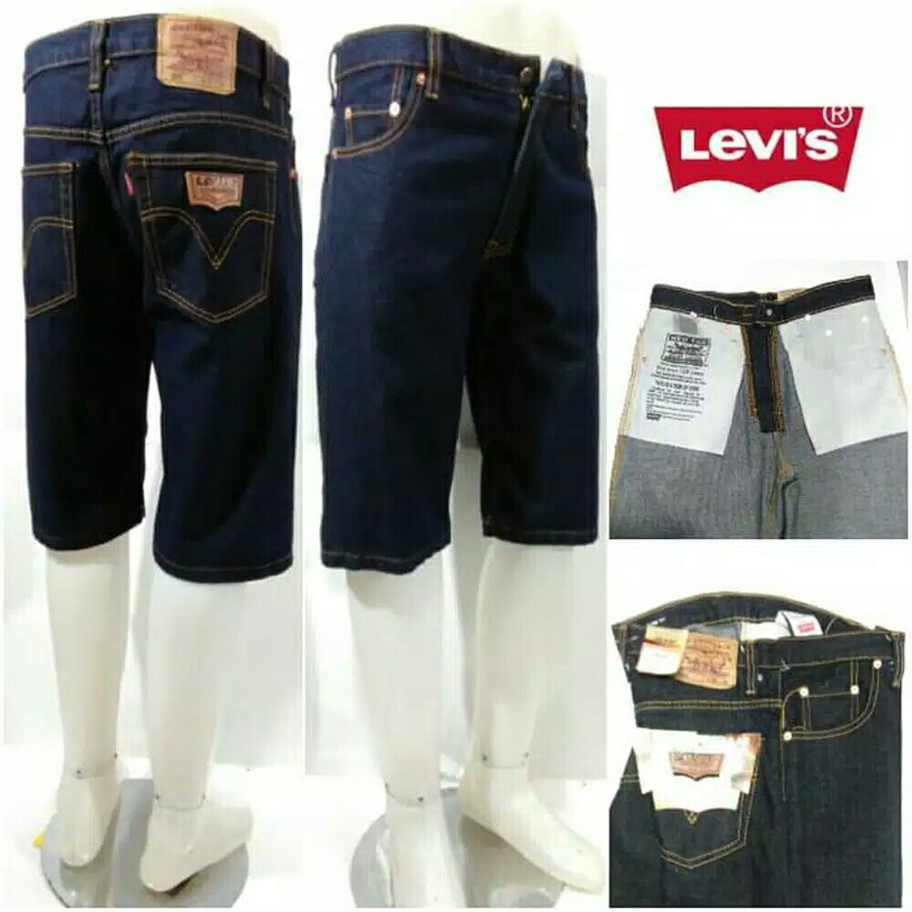 Celana Jeans Pendek Standar Pria 2