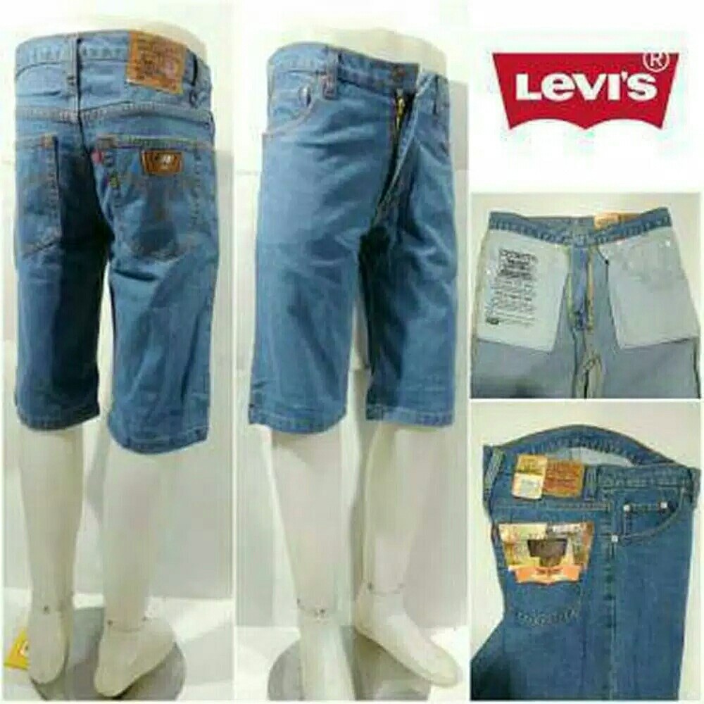 Celana Jeans Pendek Standar Pria 4