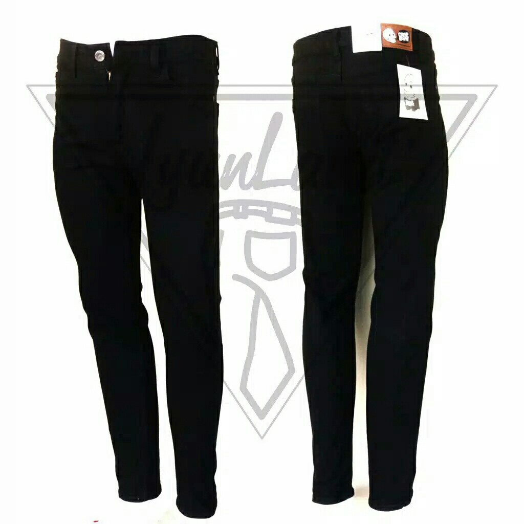 Celana Jeans Pria Pensil strecth slimfit Cheap Monday - Hitam 4