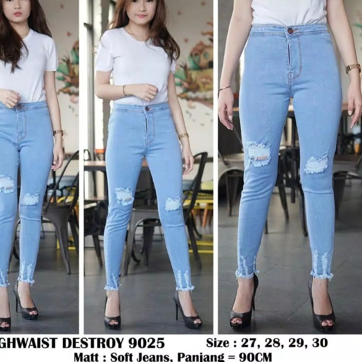 Celana Jeans Pun Ripped Lopez